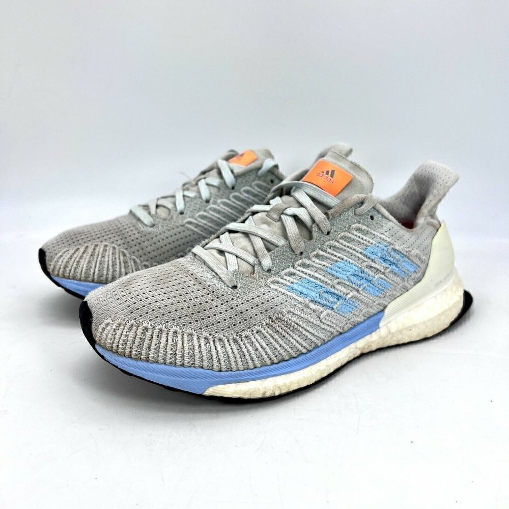 Adidas Solar Boost ST 19 Grey Light Blue Women Sneaker Shoes G28037 Size 6